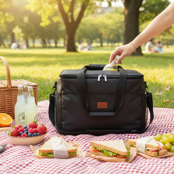 Cooling Insulated Cooler Bag Zippered