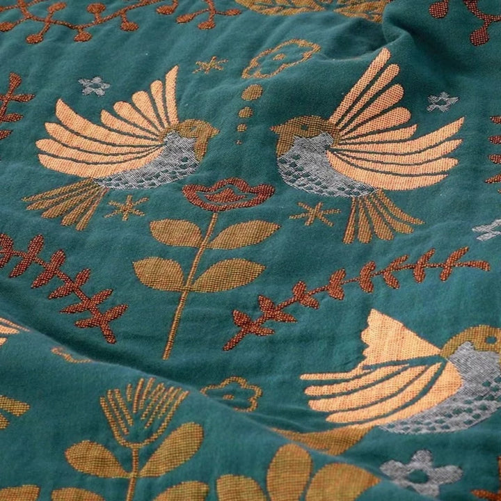 Cooling Throw Blanket Reversible Decorative Layered