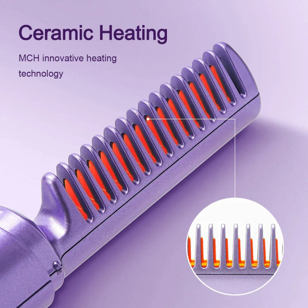 Cordless Portable Hair Straightener Travel Mini Styling