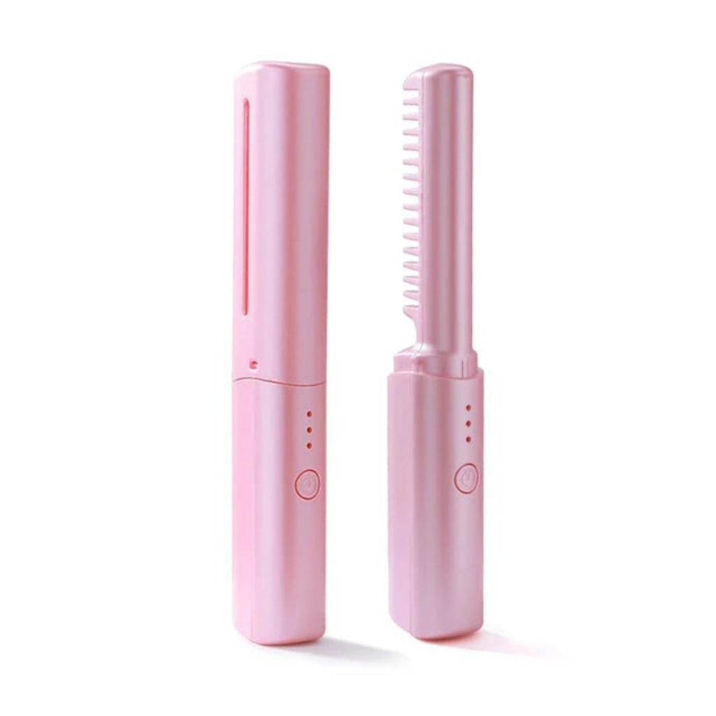 Cordless Portable Hair Straightener Travel Mini Styling