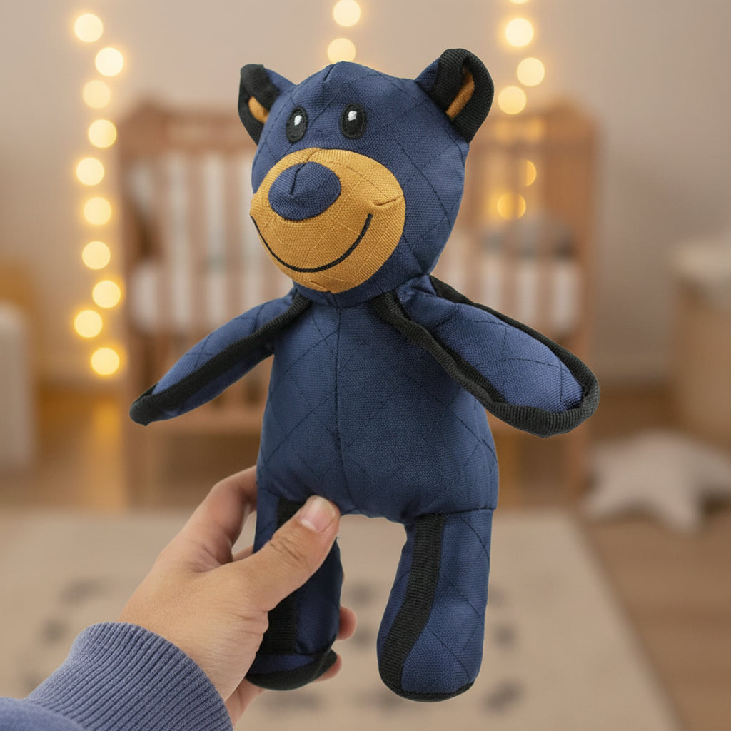 Dog Bear Chew Toy Durable Plush Interactive