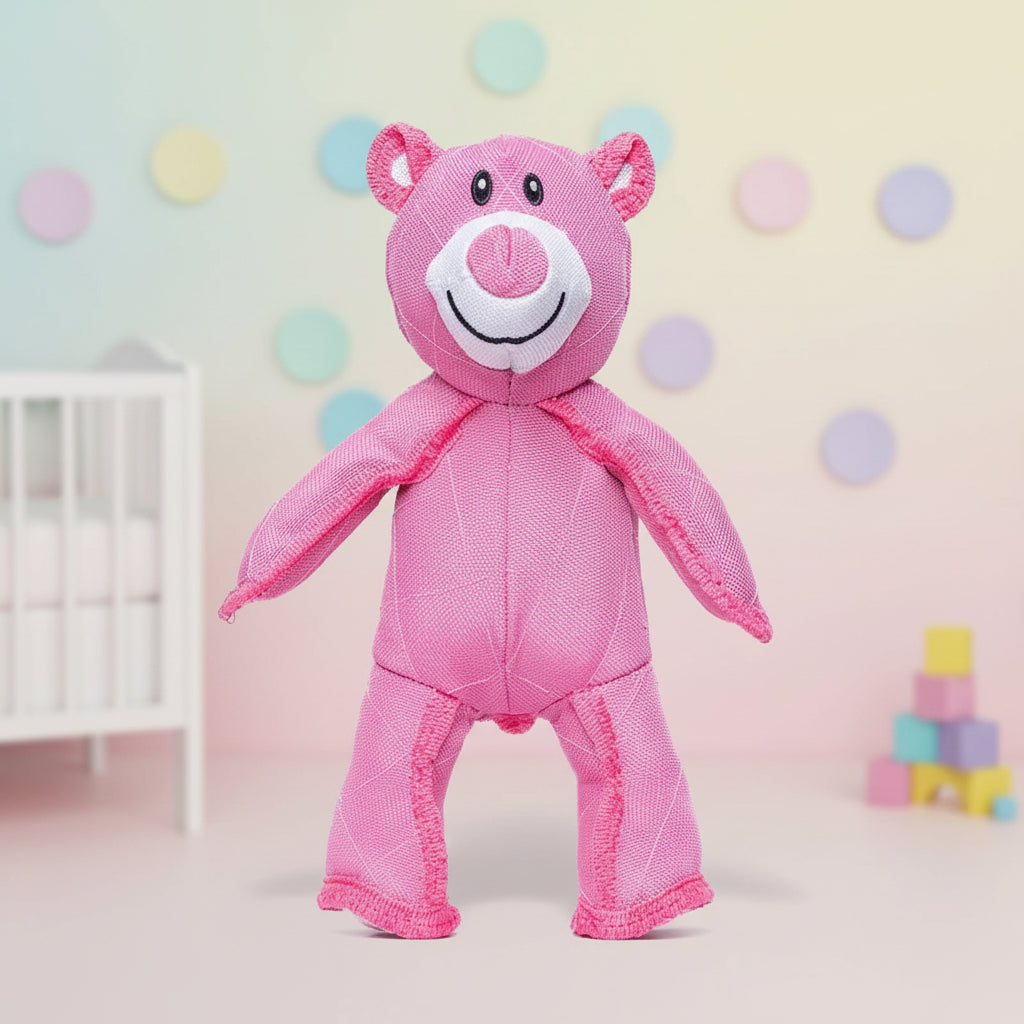 Dog Bear Chew Toy Durable Plush Interactive