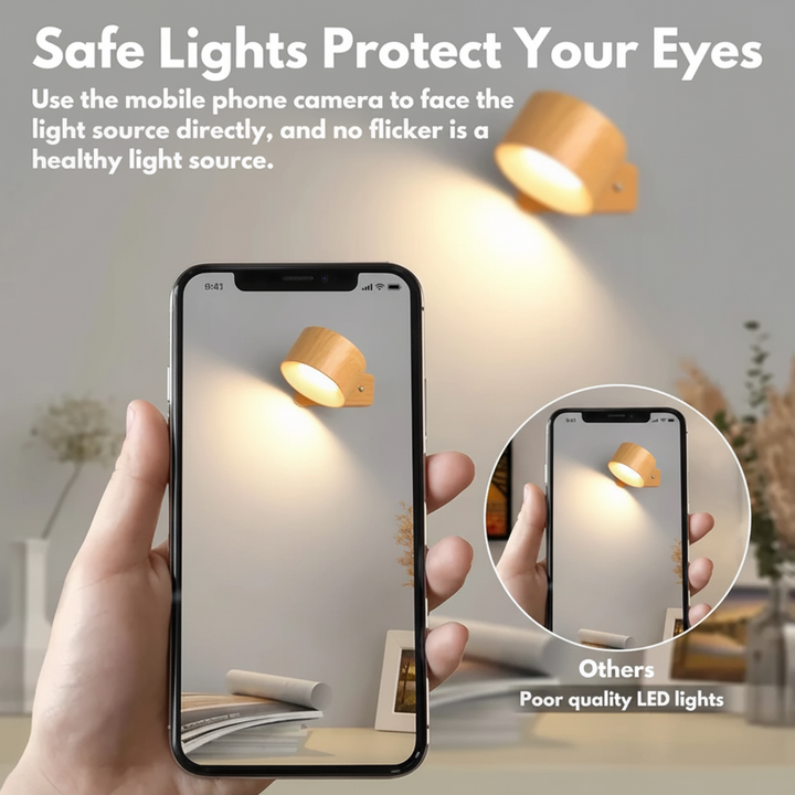 Wall Light Rechargeable LED Adjustable Magnetic Mount