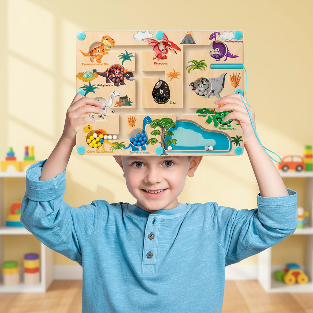 Educational Toy Toddlers Fine Motor Skills Dinosaur Maze