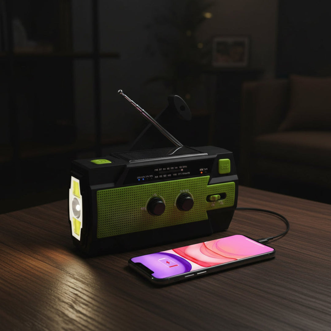 Emergency Radio Hand Crank Portable Survival Device