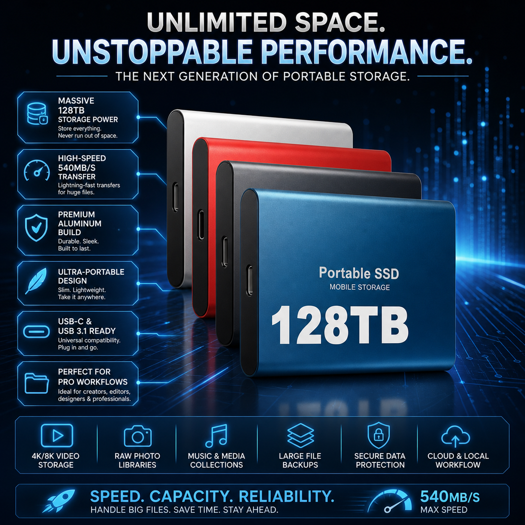 External Ssd Portable USB Mobile Storage Device