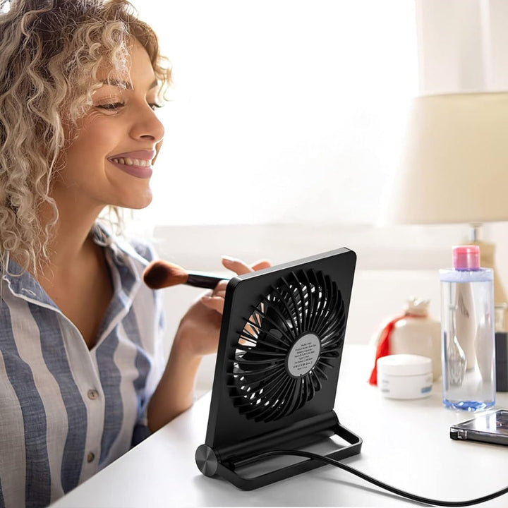 Fan Cooling Box Portable USB Compact Foldable Desktop Clip