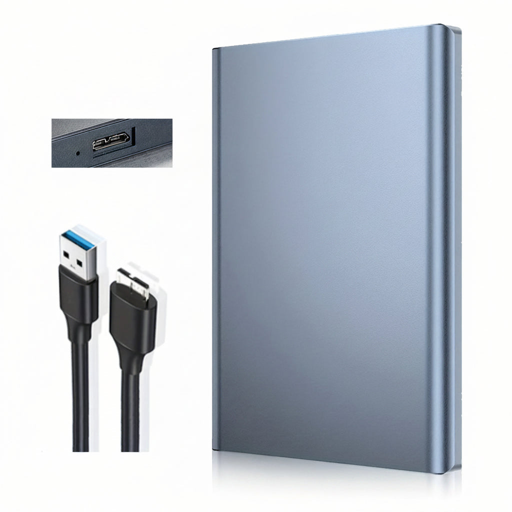 External Hard Drive Portable SSD 320GB USB Slim Laptop Storage