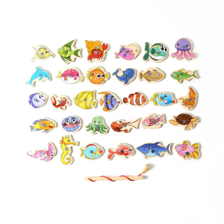 Fishing Toy Fine Skills Toy Set Magnetic Rod