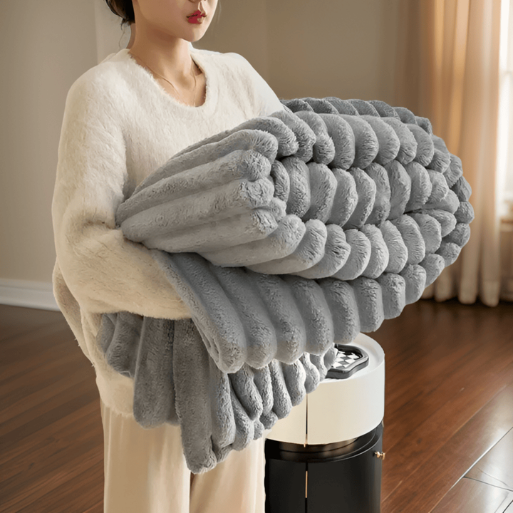 Fleece Throw Blanket Soft Cozy Plush Large Drape