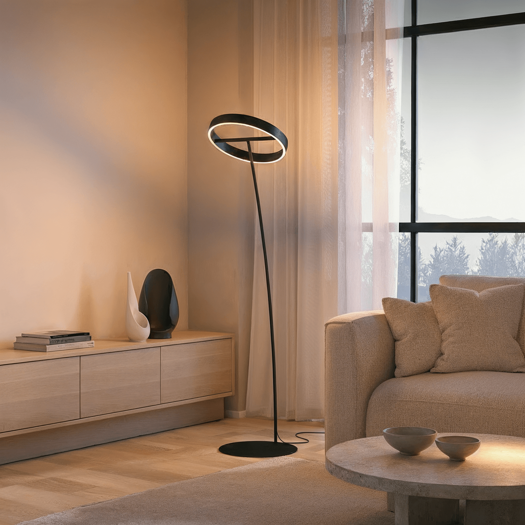 Floor Lamp LED Lighting Remote Control Adjustable Design