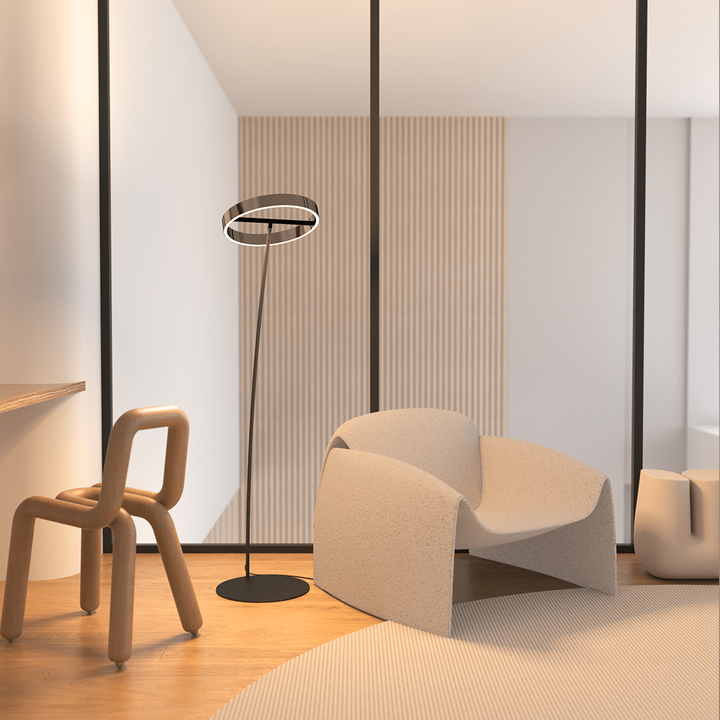Floor Lamp LED Lighting Remote Control Adjustable Design