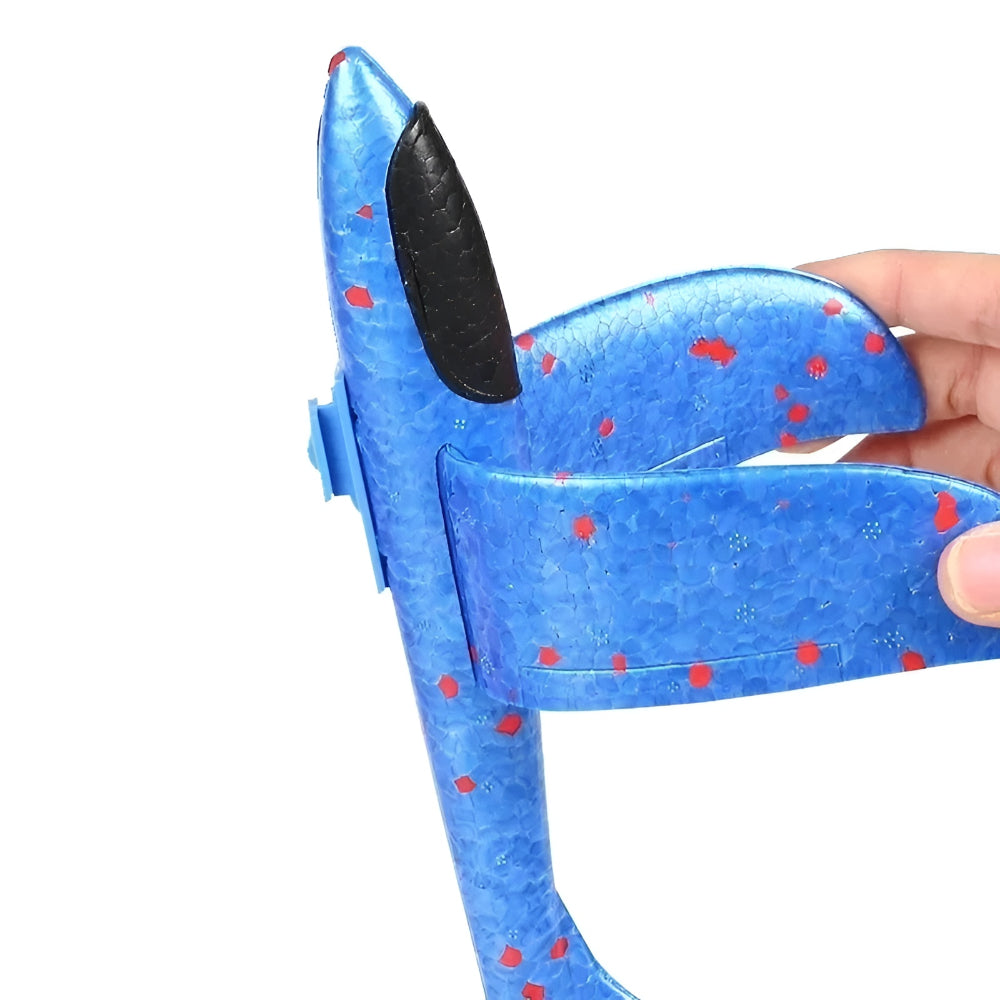 Airplane Launcher Toy Kids Outdoor Foam Glider Catapult