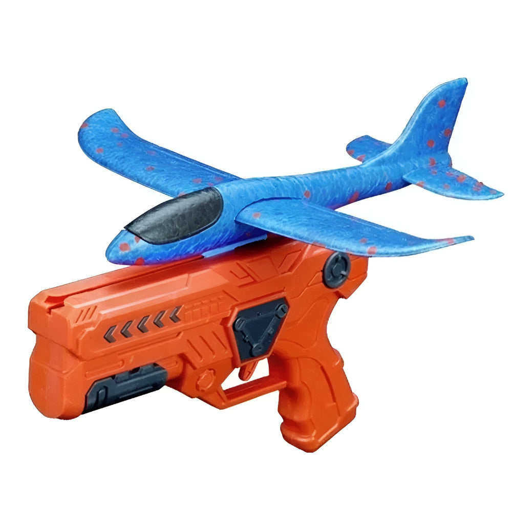 Airplane Launcher Toy Kids Outdoor Foam Glider Catapult
