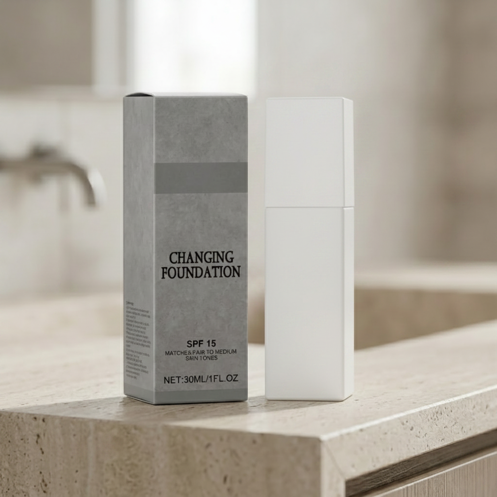 Foundation Makeup Spf color Changing Bottle