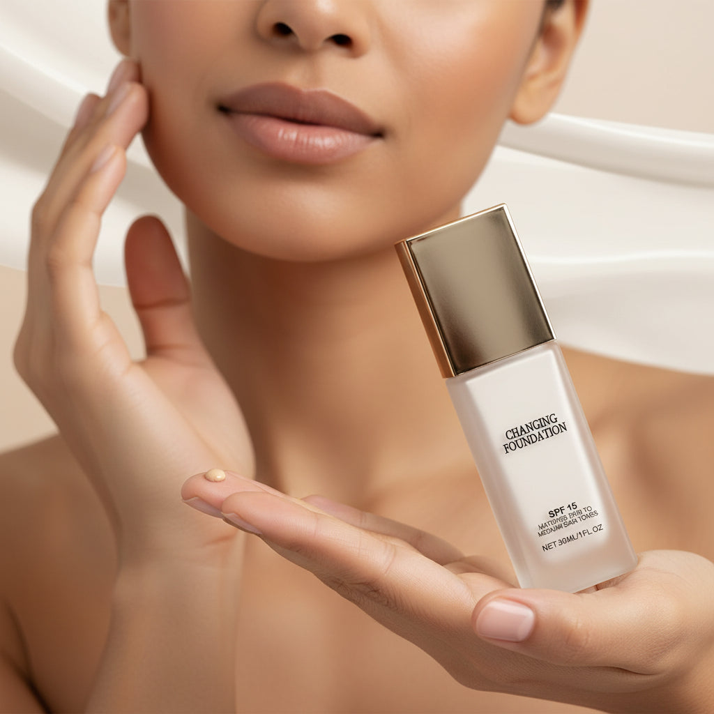 Foundation Makeup Spf color Changing Bottle