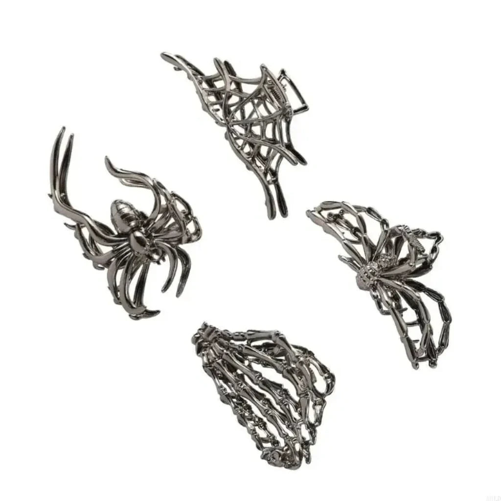 Halloween Accessories Hair Clips Spider Bat Designs