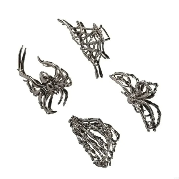 Halloween Accessories Hair Clips Spider Bat Designs
