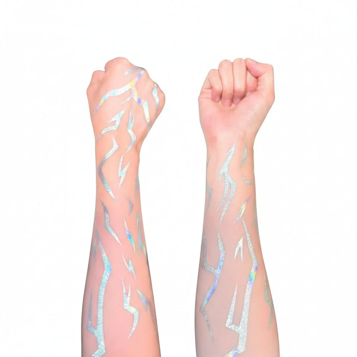 Halloween Accessories Temporary Tattoos Glitter Designs