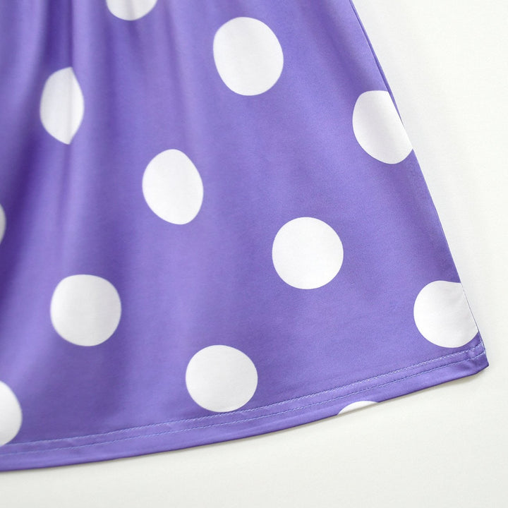 Halloween Costumes Kids Dress Polka Dot Ruffle Party Outfit