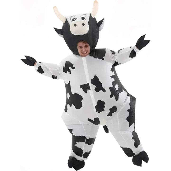 Halloween Costumes Adult Inflatable Funny Cow Outfit