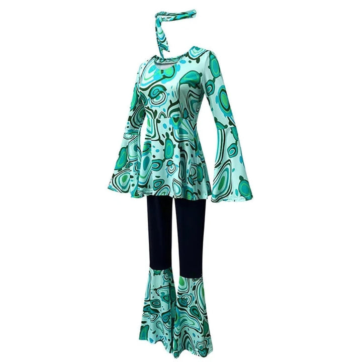 Halloween Costumes Adult Retro Hippie Bell Bottom Set