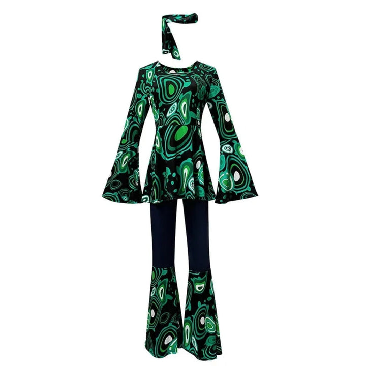 Halloween Costumes Adult Retro Hippie Bell Bottom Set