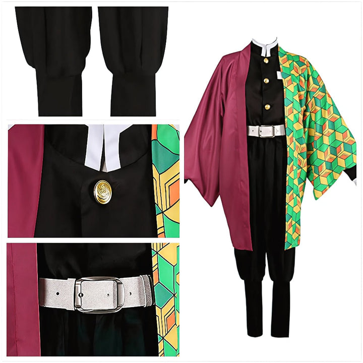 Halloween Costumes Anime Kimono Cosplay Outfit Set