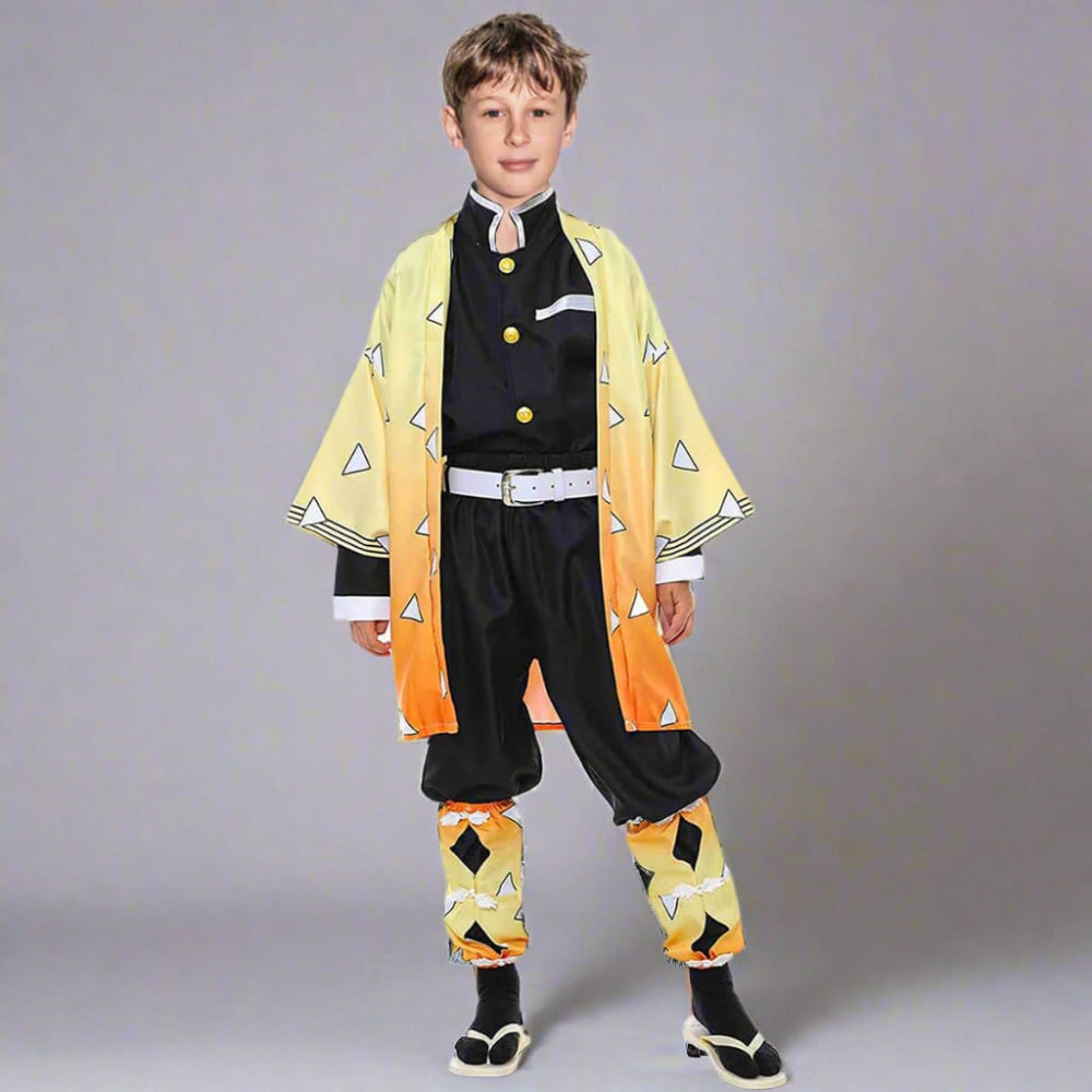 Halloween Costumes Anime Kimono Cosplay Outfit Set