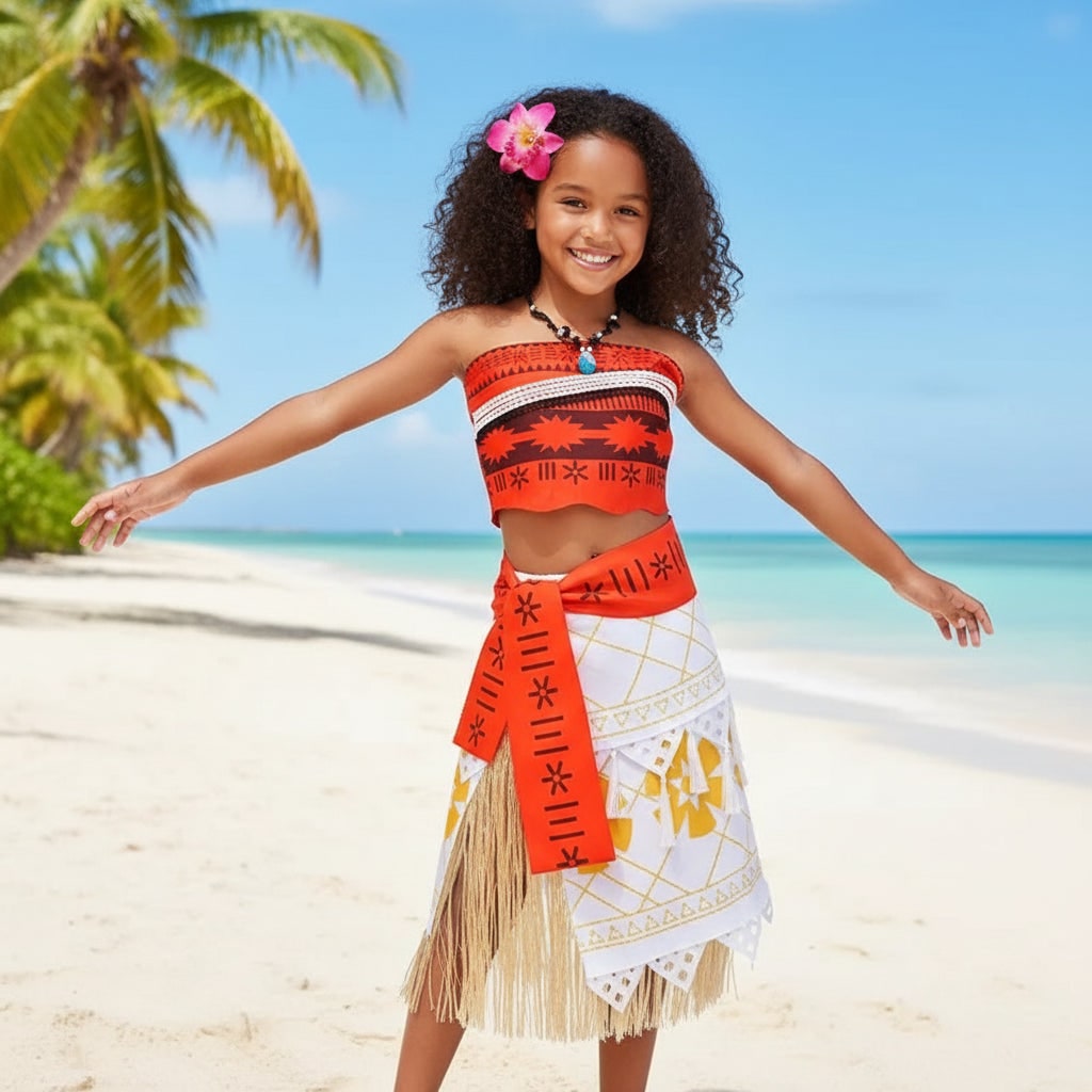 Halloween Costumes Cosplay Princess Costume Tropical Theme