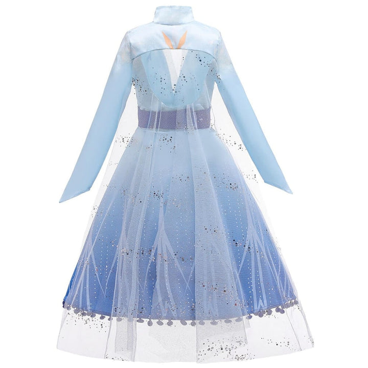 Halloween Costumes Girls Ice Princess Dress Cape Set