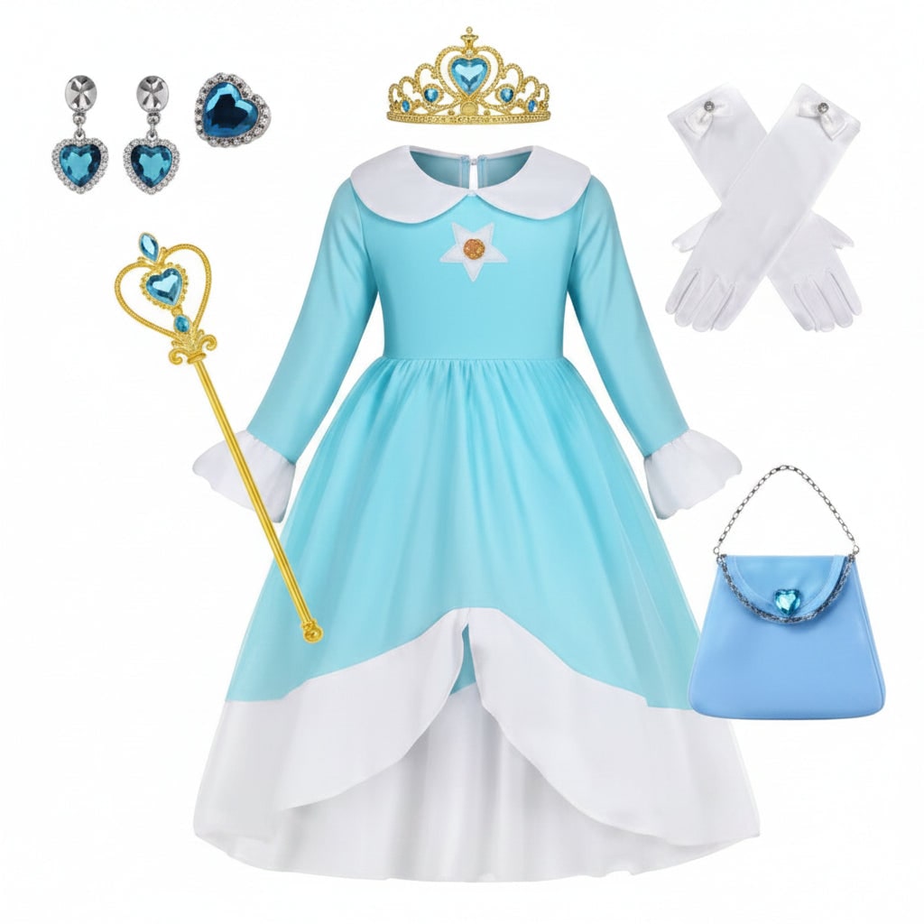 Halloween Costumes Girls Ice Princess Dress Set