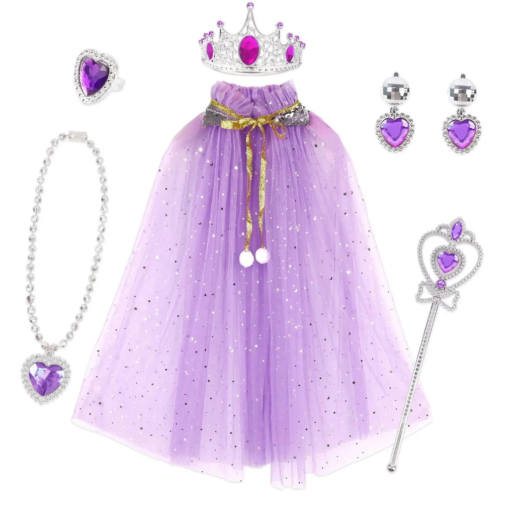 Halloween Costumes Girls Princess Cape Accessory Set