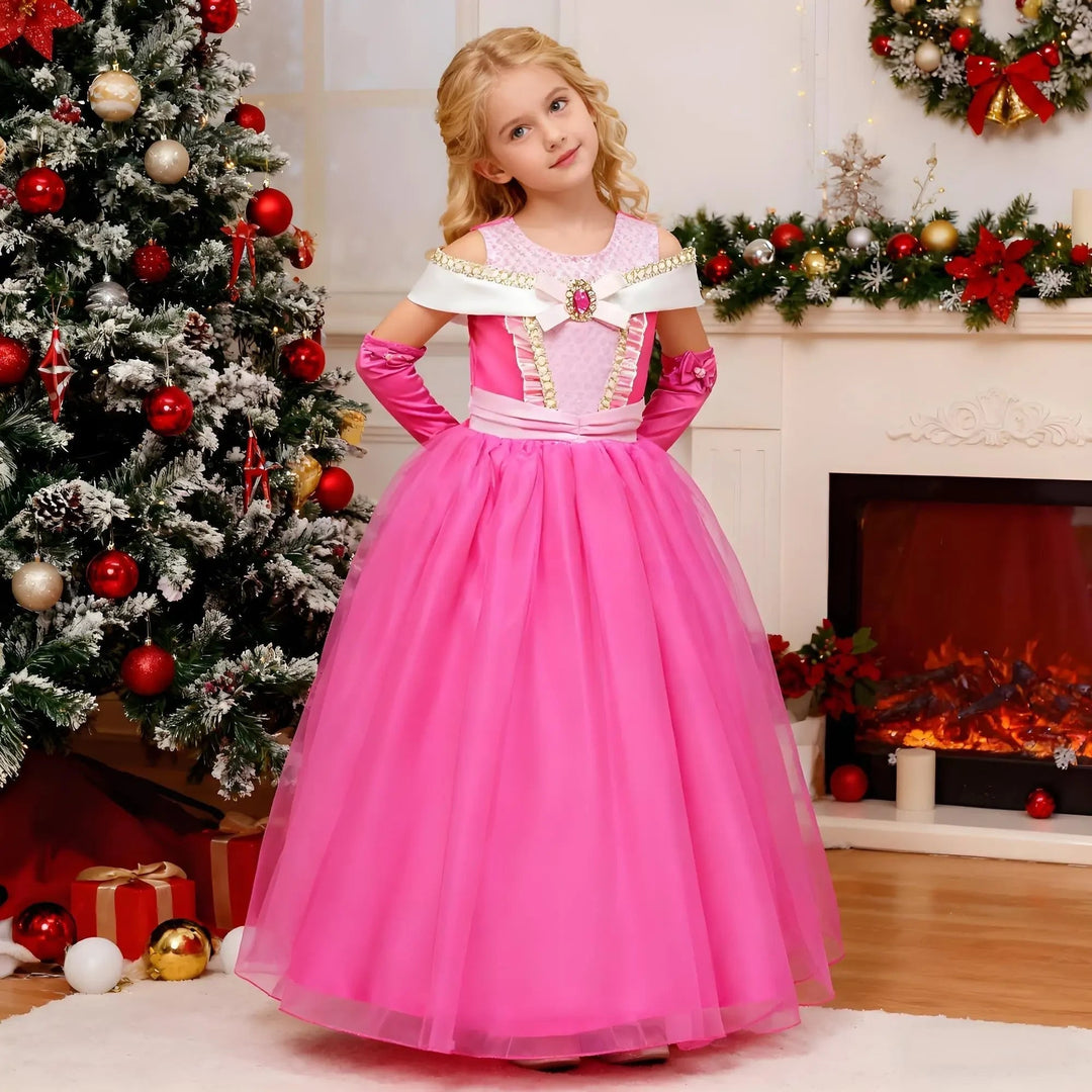 Halloween Costumes Girls Princess Party Dress