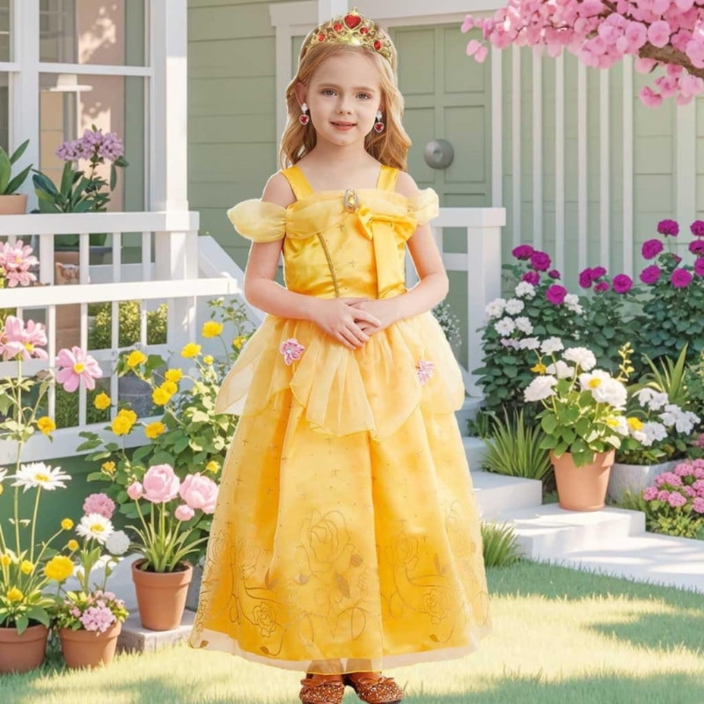 Halloween Costumes Girls Princess Party Dress Costume Set