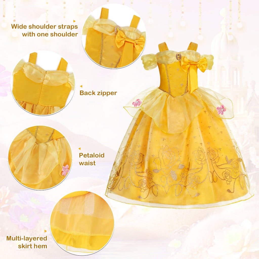 Halloween Costumes Girls Princess Party Dress Costume Set