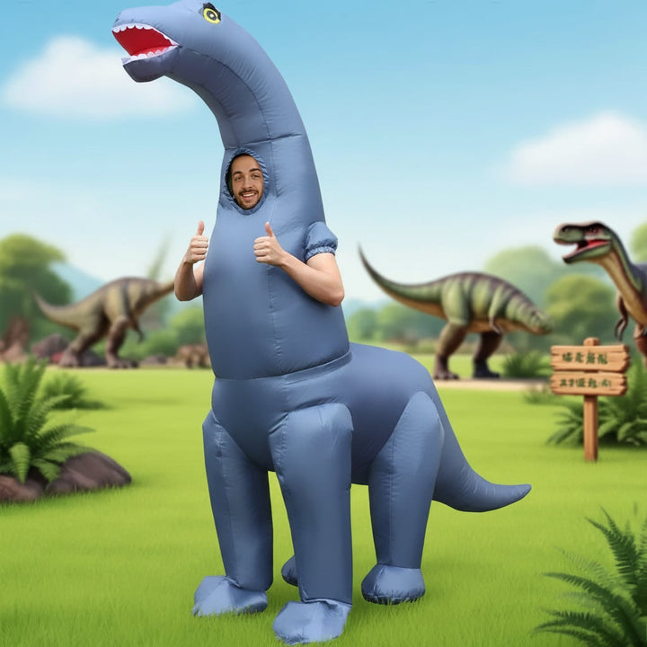 Halloween Costumes Inflatable Dinosaur Funny Costume Rave