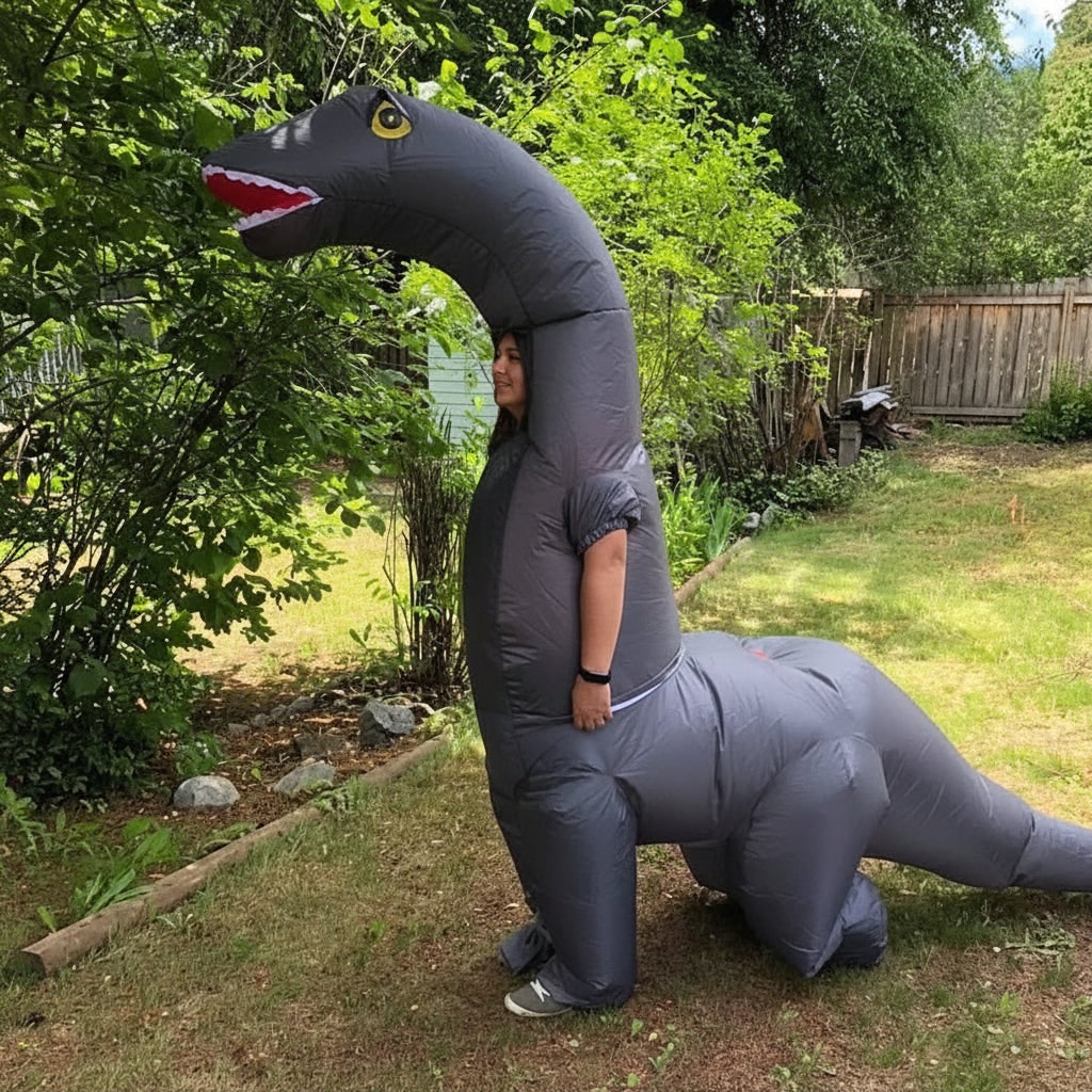 Halloween Costumes Inflatable Dinosaur Funny Costume Rave