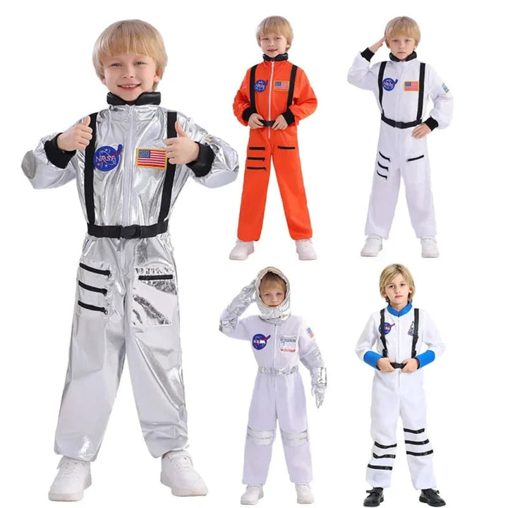 Halloween Costumes Kids Astronaut Jumpsuit Outfit