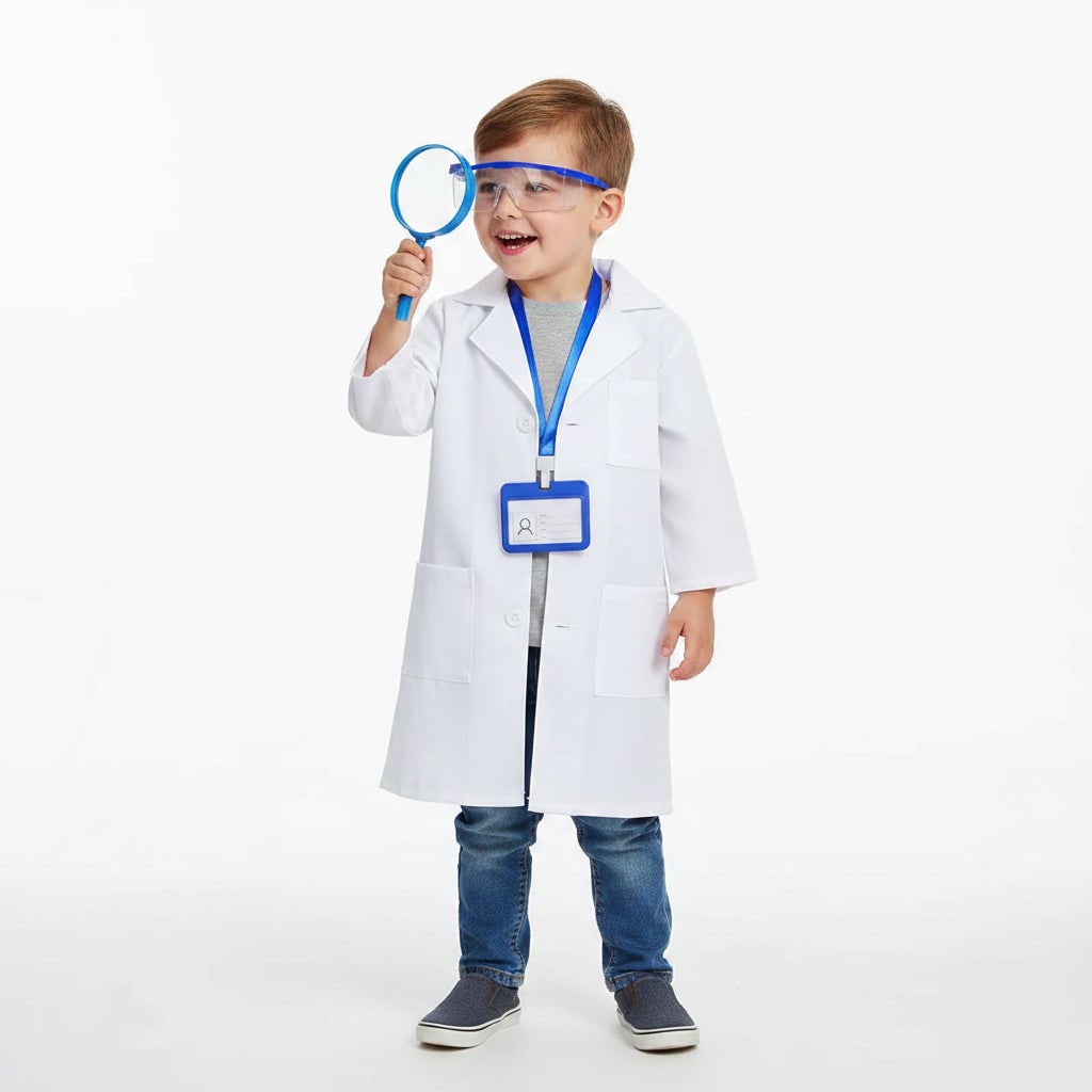 Halloween Costumes Kids Doctor Lab Coat Set