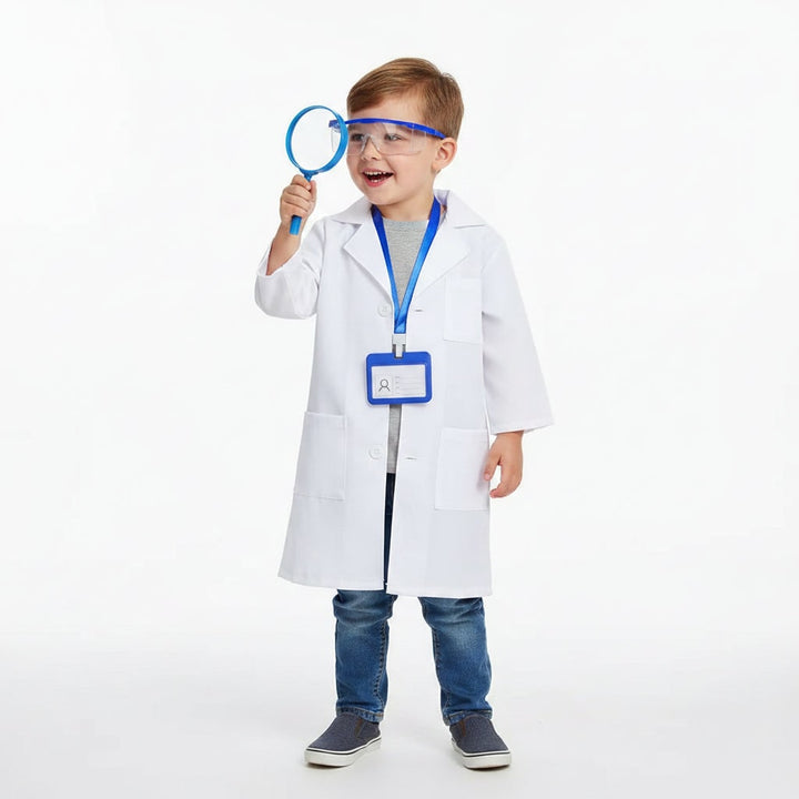 Halloween Costumes Kids Doctor Lab Coat Set