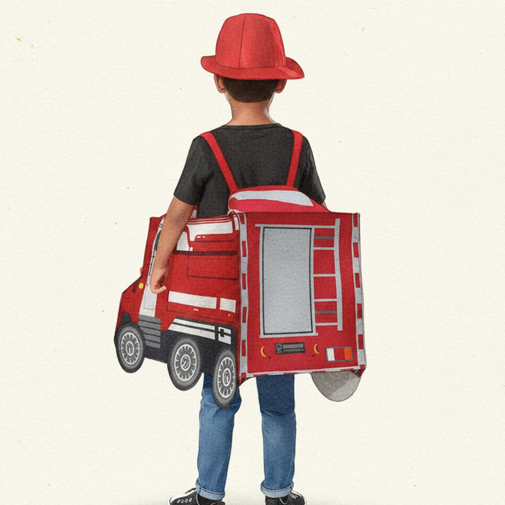 Halloween Costumes Kids Firefighter Truck Outfit