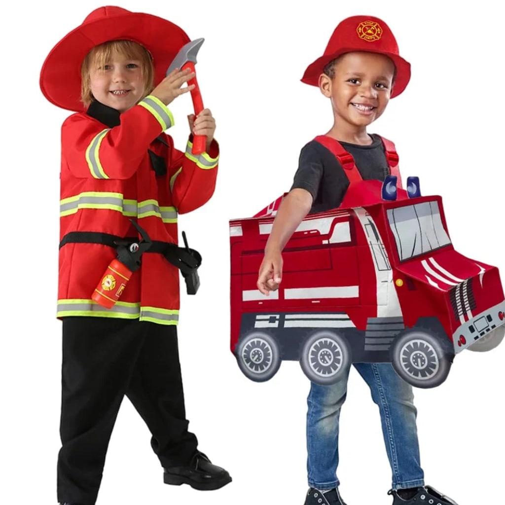 Halloween Costumes Kids Firefighter Truck Outfit