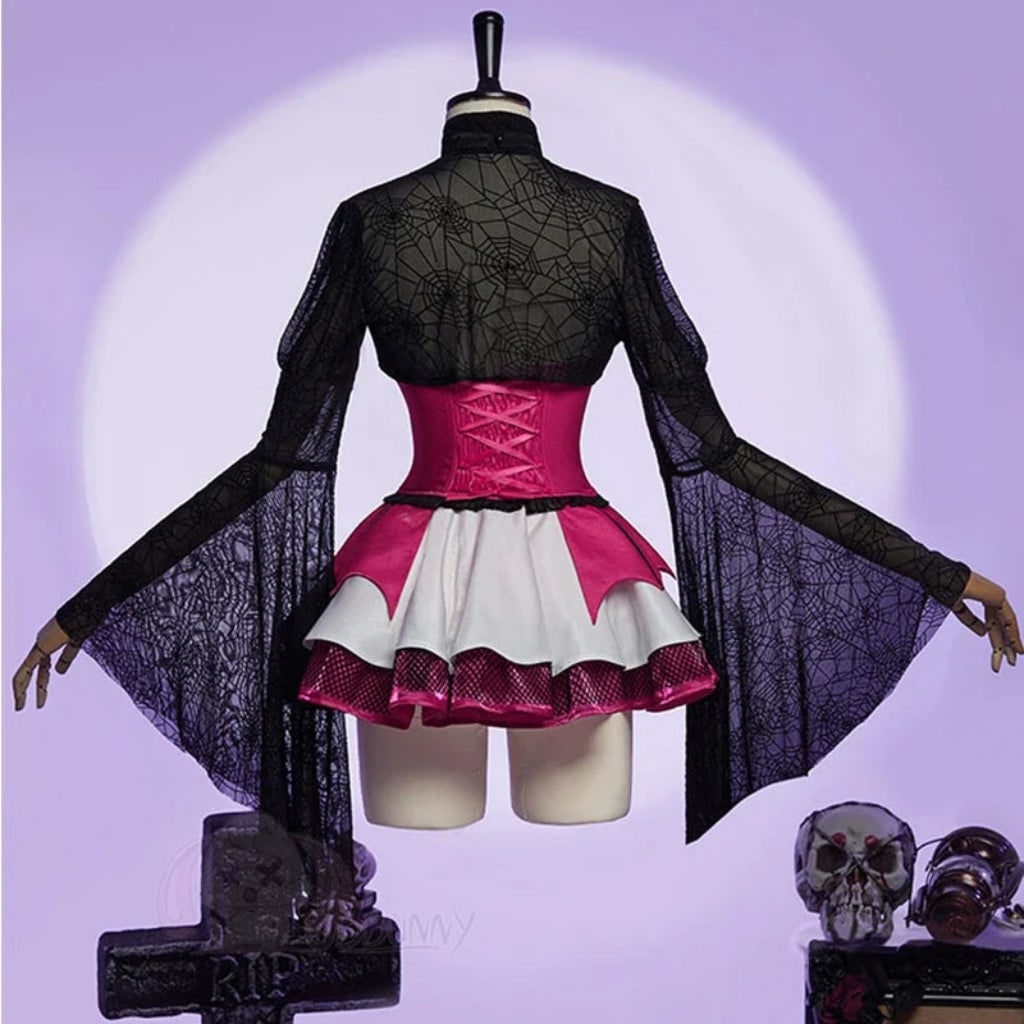 Halloween Costumes Long Sleeve Dress Vampire Outfit