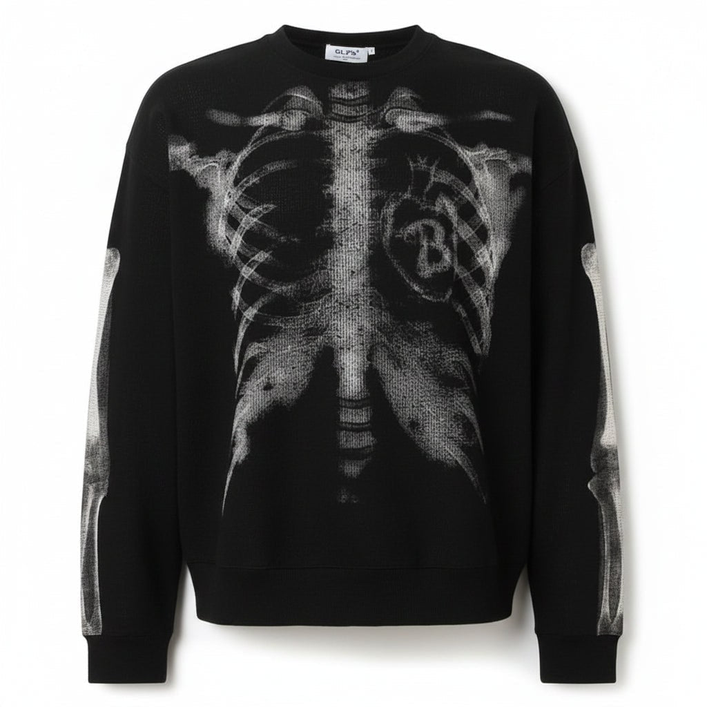 Halloween Costumes Mens Skeleton Shirt Outfit
