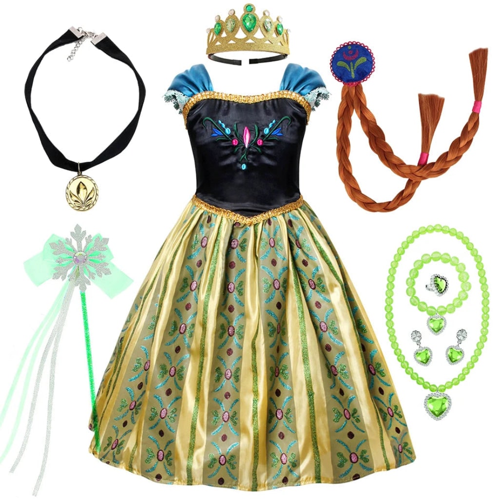 Halloween Costumes Princess Dress Accessories Set
