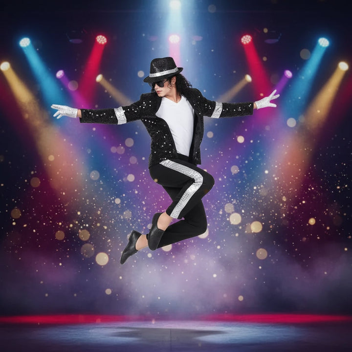 Halloween Costumes Sequin Jacket Set Performance Outfit