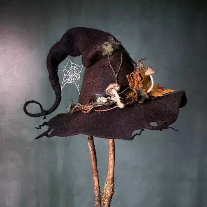 Halloween Costumes Witch Hat Floral Design