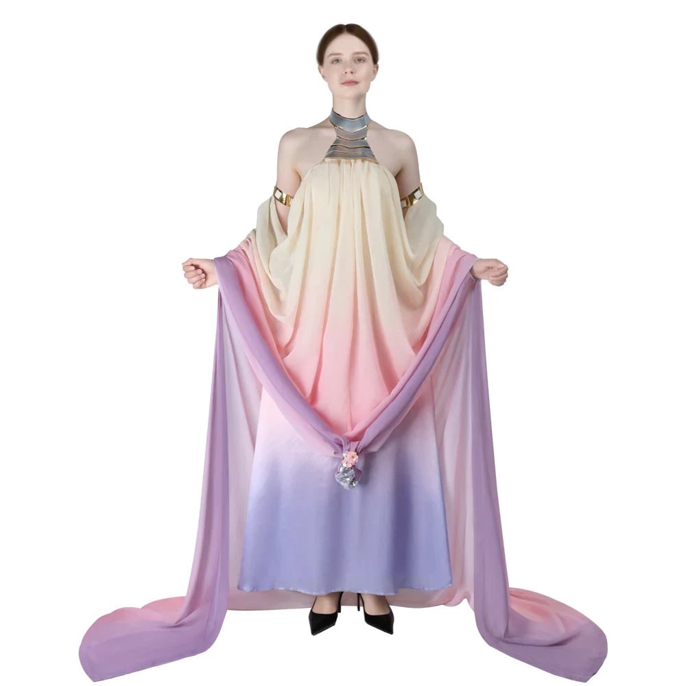 Halloween Costumes Womens Galaxy Princess Dress Outfit