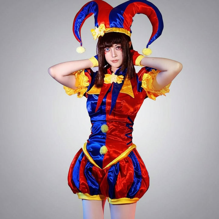 Halloween Costumes Womens Jester Party Outfit